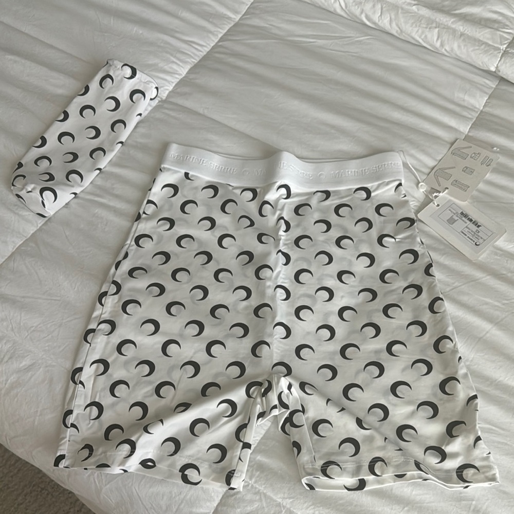 Moon Pattern Kids Pajamas - White